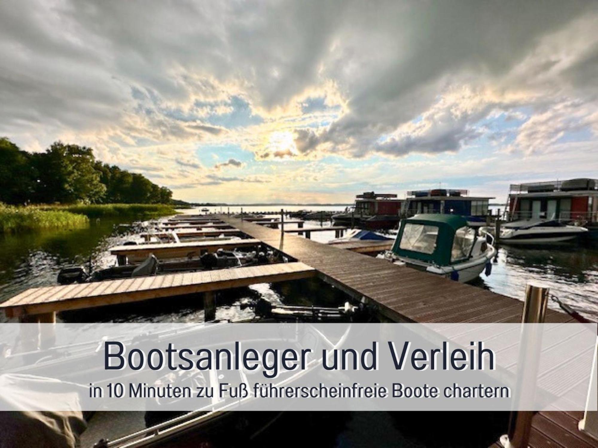 Strandhaus Mathea - Ruhige Lage Direkt Am Fleesensee - Parkplatz, Kamin, Sauna - Familienfreundlich Unter Göhren Exteriér fotografie