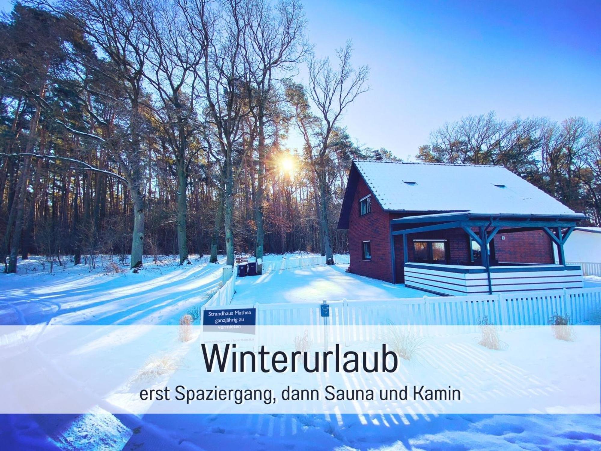 Strandhaus Mathea - Ruhige Lage Direkt Am Fleesensee - Parkplatz, Kamin, Sauna - Familienfreundlich Unter Göhren Exteriér fotografie