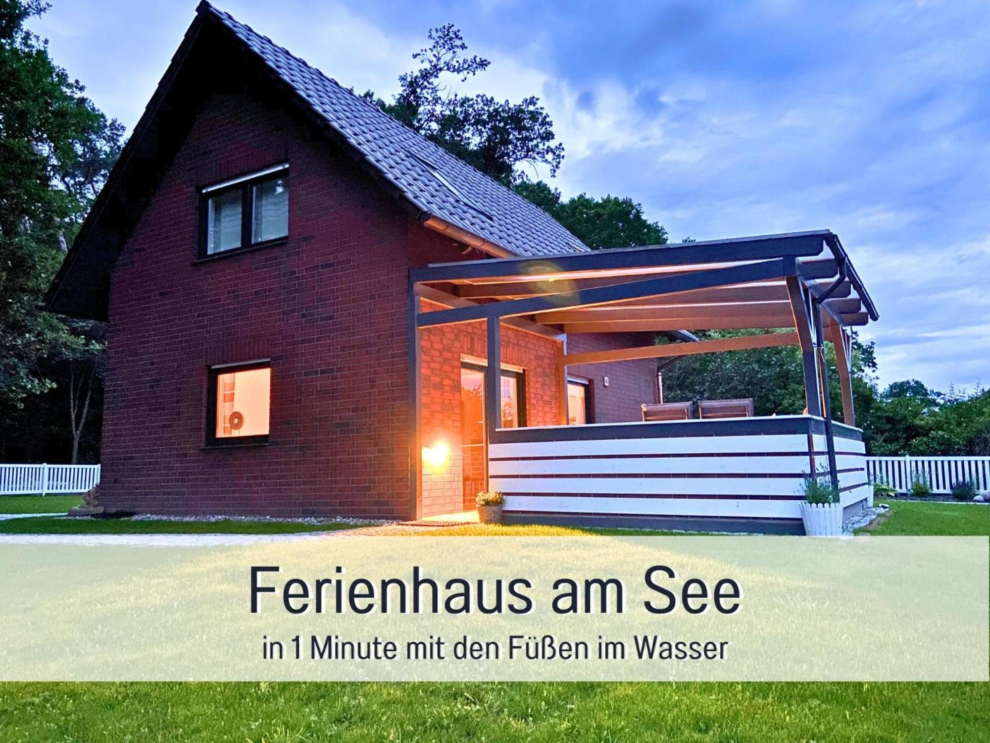 Strandhaus Mathea - Ruhige Lage Direkt Am Fleesensee - Parkplatz, Kamin, Sauna - Familienfreundlich Unter Göhren Exteriér fotografie